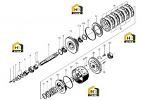 Вал промежуточный КПП в сборе