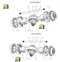 Мост ведущий в сборе
