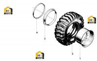 Шина и обод в сборе