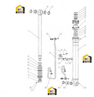 Цилиндр стрелы правый 803085646