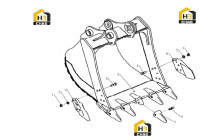 Комплектующие ковша 310705532