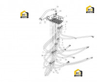 Комплектующие трубопровода гидравлического 310705467