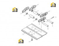Гусеница (600мм) 800305429