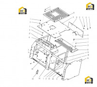 Рама передняя и задняя кабины 310705756
