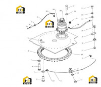 Редуктор поворотный с комплектующими 310705400