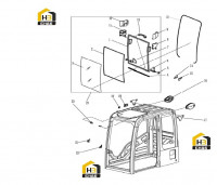Стекло переднее 802141645