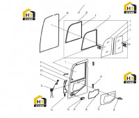 Стекла кабины 802141645
