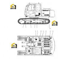 Табличка с комплектующими 310706084
