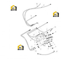 Трубопровод пилотный гидравлический 310705467