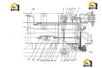 Цилиндр масляный с комплектующими 0041712000