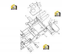 Корпус рамы с комплектующими 00041701002