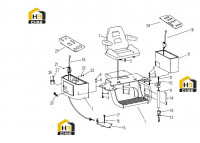 Кресло с комплектующими 0041714000