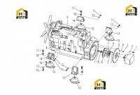 Система двигателя 0041707000