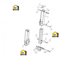 Трубка стабилизатора 0041101027&0041101028