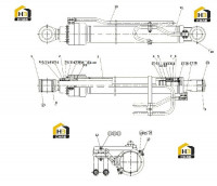 Цилиндр стрелы правый