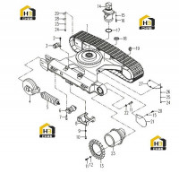 Гусеница в сборе 600мм (вар2) 310800108