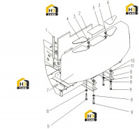 Опора противовеса 310800172