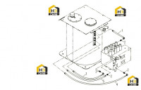 Соединение шлангов гидравлического клапана 310800160
