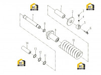 Устройство для натяжения гусеницы 800305389