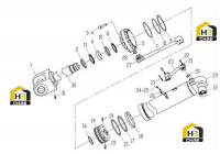 Цилиндр правый стрелы 803078310_3030