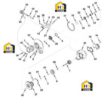 Комплектующие турбонагнетателя PP98666