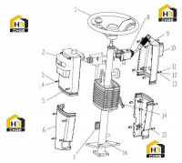 Колонка рулевая 252910973