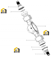 Корпус передней оси 275301300