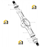 Корпус заднего моста 275301310