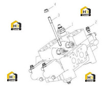 Клапан двухкомпонентный распределительный