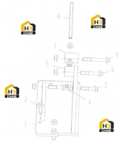 Кронштейн компрессора 252108227
