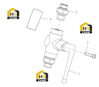 Кран шаровой 253007887