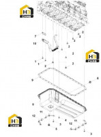 Крышка картера OP9315-07