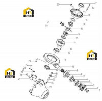 Дифференциал передний в сборе 275301704