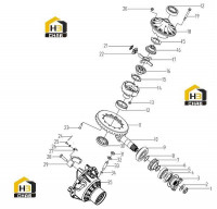 Дифференциал задний в сборе 275301312