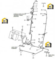 Электрика задней рамы 252117664
