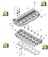 Головка блока цилиндров PP8466