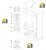 Группа сцепки нижняя 252910981