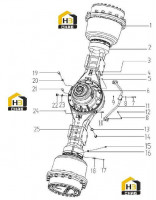 Ось передняя 275301858
