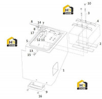Отсек для аккумуляторов 252116255