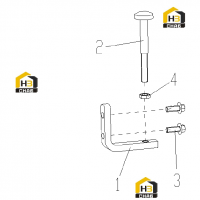 Рычаг ограничения рулевого управления 252909536