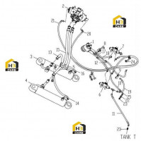 Система гидравлическая управления рулем 252117679