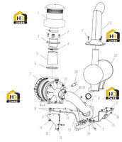 Трубы впускные и выпускные 252117261