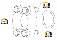 Узел фланцевый 252910618