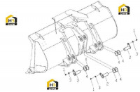 Узел соединения ковша 252911278