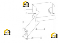 Защита передней фары 252116185