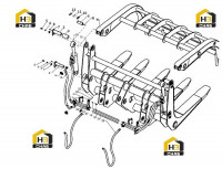 Машина для сгребания сена 252601434