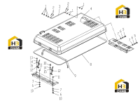 Крышка двигателя
