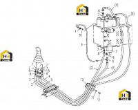 Соединение джостика с клапаном (часть 1)