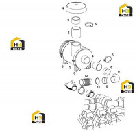 Воздухоочиститель в сборе