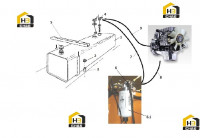 Бак топливный с комплектующими